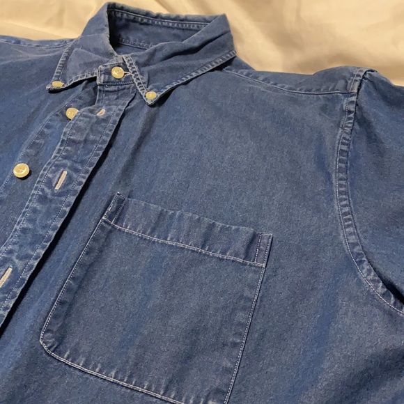 Brooks Brothers 100% cotton thin and soft blue Jean material. - Picture 3 of 7